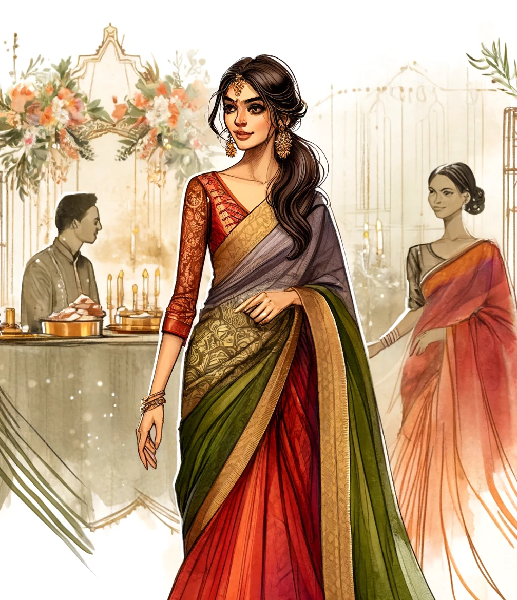 floral_saree